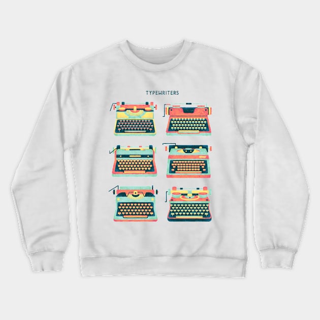 TYPEWRITERS Crewneck Sweatshirt by YANZO